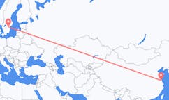 Lennot Yanchengistä, Kiina Linköpingiin, Ruotsi