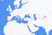 Lennot Andijanista, Uzbekistan Lissaboniin, Portugali
