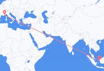 Flyreiser fra Pontianak, til Nice