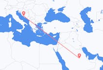 Flyreiser fra Riyadh, til Split