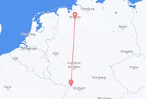 Flyreiser fra Bremen, Tyskland til Karlsruhe, Tyskland