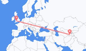 Flüge von Tadschikistan nach Wales