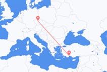 Vols d’Antalya pour Prague