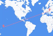 Flyreiser fra Apia, Samoa til Satu Mare, Romania