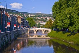 Photo of Roman bridge (Rimski Most) a bridge located in Ilidža, suburb of Sarajevo, the capital of Bosnia and Herzegovina.