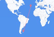 Flyreiser fra Mount Pleasant, Falklandsøyene til Santa Cruz da Graciosa, Portugal