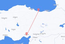 Flyreiser fra Ordu, Tyrkia til Adana, Tyrkia