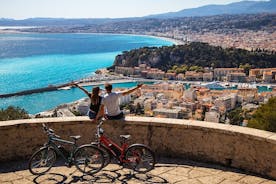 Den vackra flykten med elcykel i Nice