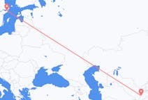 Lennot Dushanbesta Tukholmaan