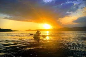 Excursão de caiaque no mar ao pôr do sol em Split