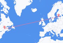 Flights from Quebec City to Tallinn