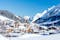 photo of a winter village over Lech Am Arlberg, Austria.