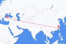 Flyreiser fra Fuzhou, til Ankara