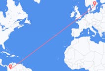 Flyreiser fra Bogotá, til Linköping