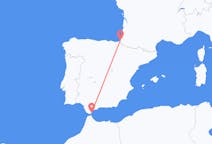 Flyreiser fra Gibraltar, til Biarritz