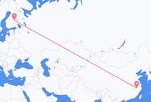 Flüge von Huangshan, China nach Kuopio, Finnland