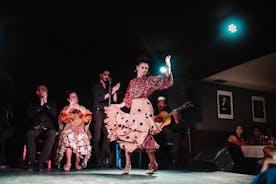 Excursão noturna com tapas e flamenco na Cidade Antiga de Sevilha