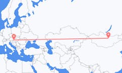 出发地 蒙古乌兰巴托目的地 匈牙利Heviz的航班