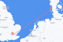 Flyreiser fra Westerland, til London