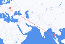 푸켓시 출발, 데브레첸 도착 항공편