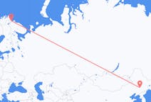 Flüge von Changchun, China nach Kirkenes, Norwegen