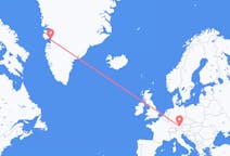 Flyreiser fra Ilulissat, til München