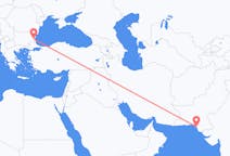 Flyreiser fra Karachi, til Burgas