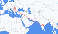 인도 카다파에서 출발해 세르비아 니시(Niš) 시로(으)로 가는 항공편