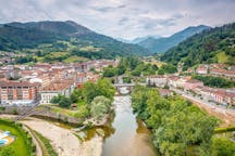 Cottages in Cangas de Onís, Spain