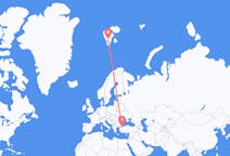 Flyrejser fra Svalbard til Istanbul