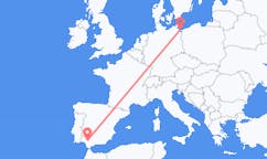 Flyreiser fra Heringsdorf, til Sevilla