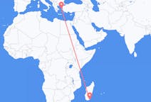 Flyrejser fra Tôlanaro, Madagaskar til Chios, Grækenland
