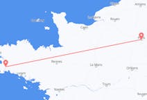 Flyreiser fra Quimper, Frankrike til Paris, Frankrike