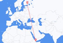 Flyrejser fra Balbala, Djibouti til Lappeenranta, Finland