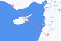 Flyrejser fra Damaskus til Gazipaşa