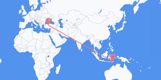 Vluchten van Oost-Timor naar Turkije