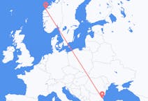 Flyrejser fra Ålesund til Burgas