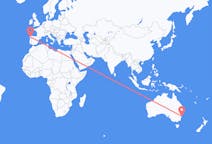 Flug frá Sydney til Santiago de Compostela