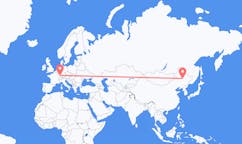 Flyrejser fra Daqing, Kina til Strasbourg, Frankrig