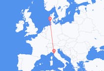 Flüge von Westerland, Deutschland nach Pisa, Italien