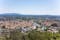 photo of sunny view of the city of Alès from Notre-Dame-des-Mines in France.