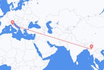 Flyreiser fra Mandalay, til Firenze