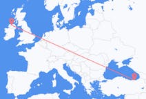Lennot Derryltä, Pohjois-Irlanti Trabzoniin, Turkki