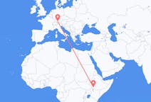 Flyreiser fra Jinka, Etiopia til Memmingen, Tyskland