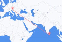 Vols d’Hambantota, le Sri Lanka pour Ljubljana, Slovénie