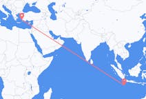 Flyg från Shire of Christmas Island till Kos