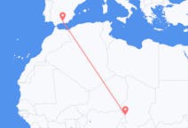 Vluchten van N Djamena naar Granada