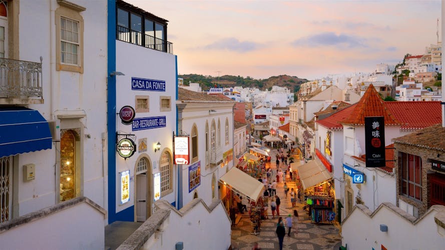 Photo of Albufeira Old Town Square featuring a city on Faro District, Bortugal.
