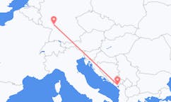 Voos de Mannheim, Alemanha para Podgorica, Montenegro