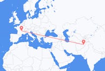 Flyrejser fra Kabul, Afghanistan til Clermont-Ferrand, Frankrig